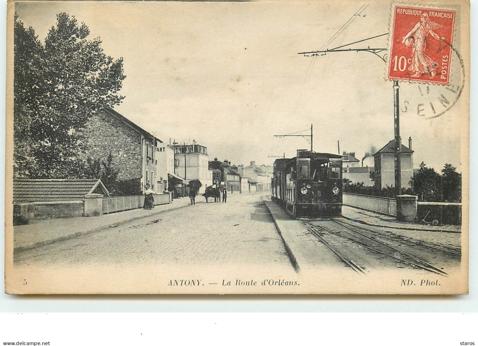 ANTONY - La Route D'Orléans - Tramway - Antony