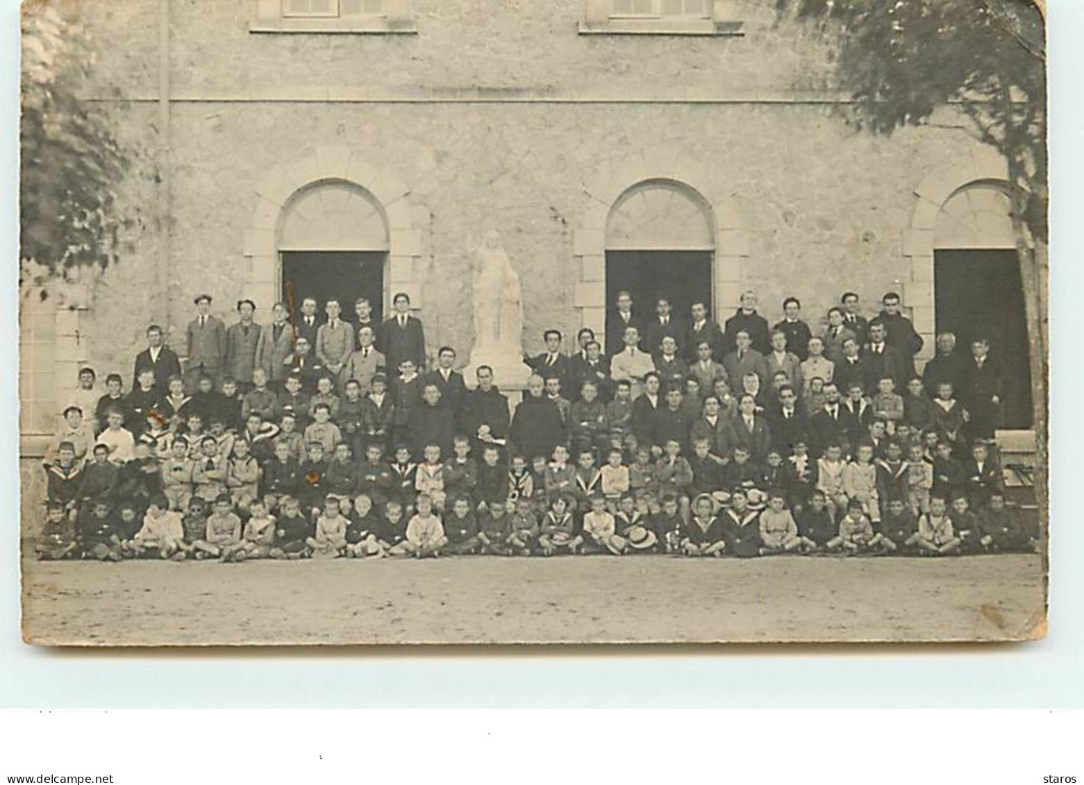 A Localiser - Carte-Photo D'une Ecole Religieuse - A Identifier