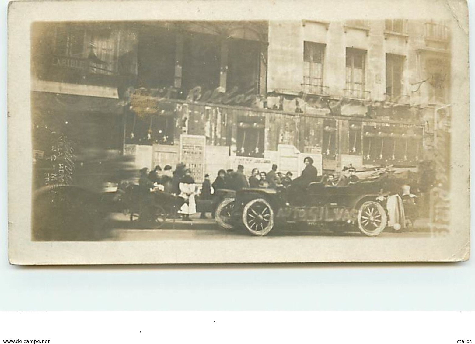 A Localiser - Carte-Photo Femme Dans Une Voiture - Auto Silvas - Portugal? - A Identifier