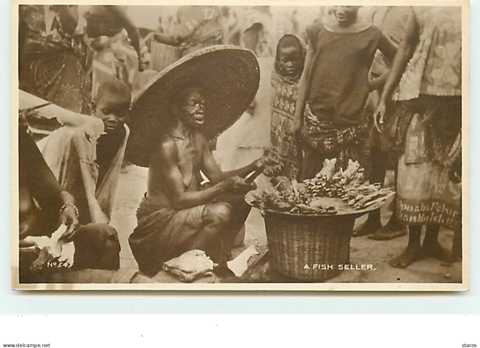 A Fish Seller - Ghana - Gold Coast