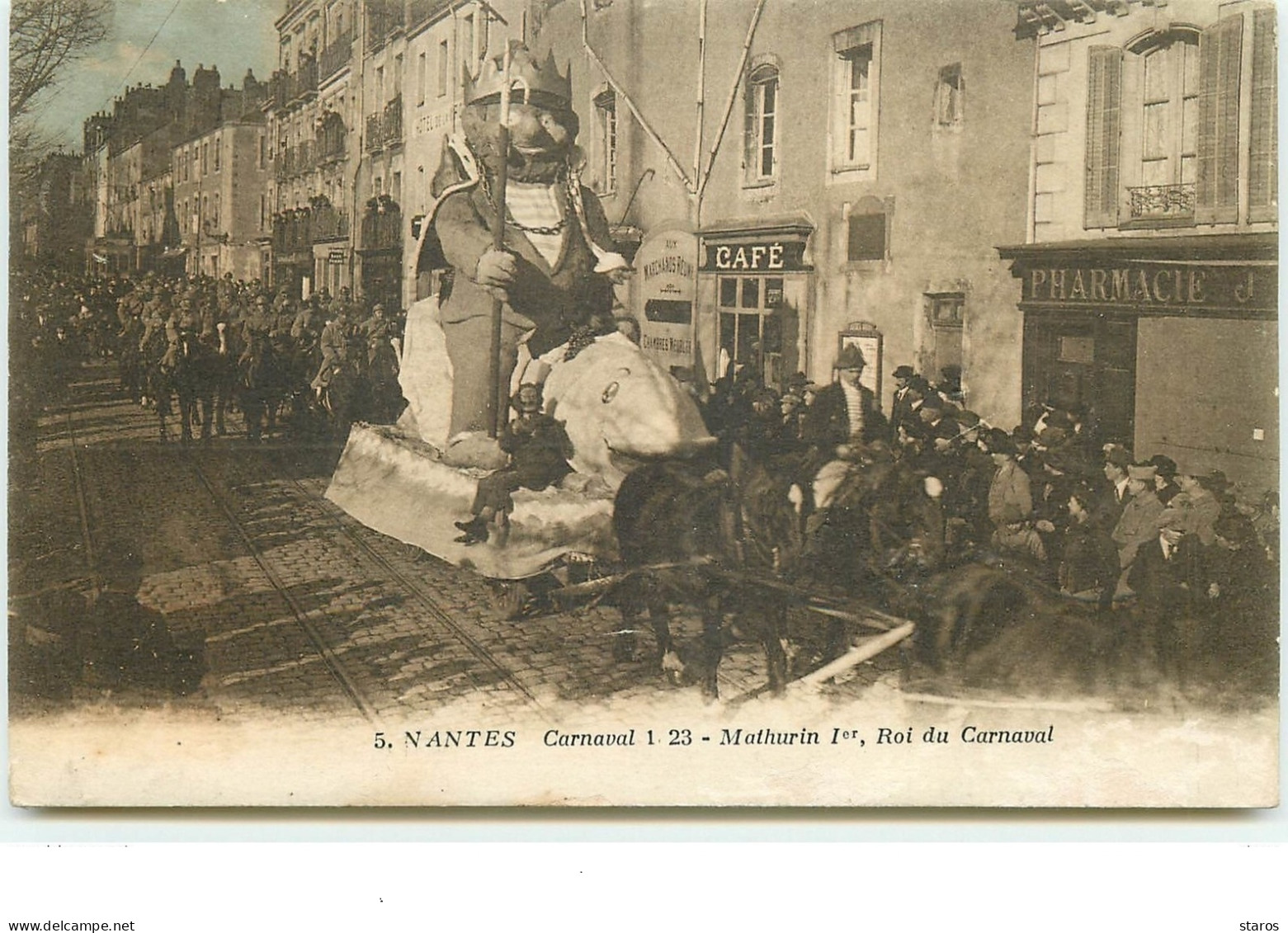 5 - NANTES - Carnaval 1923 - Mathurin 1er, Roi Du Carnaval - Nantes