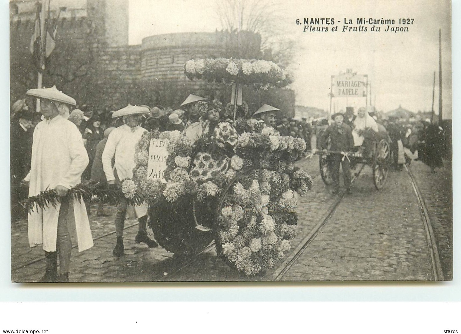 6 - NANTES - La Mi-Carême 1927 - Fleurs Et Fruits Du Japon - Nantes