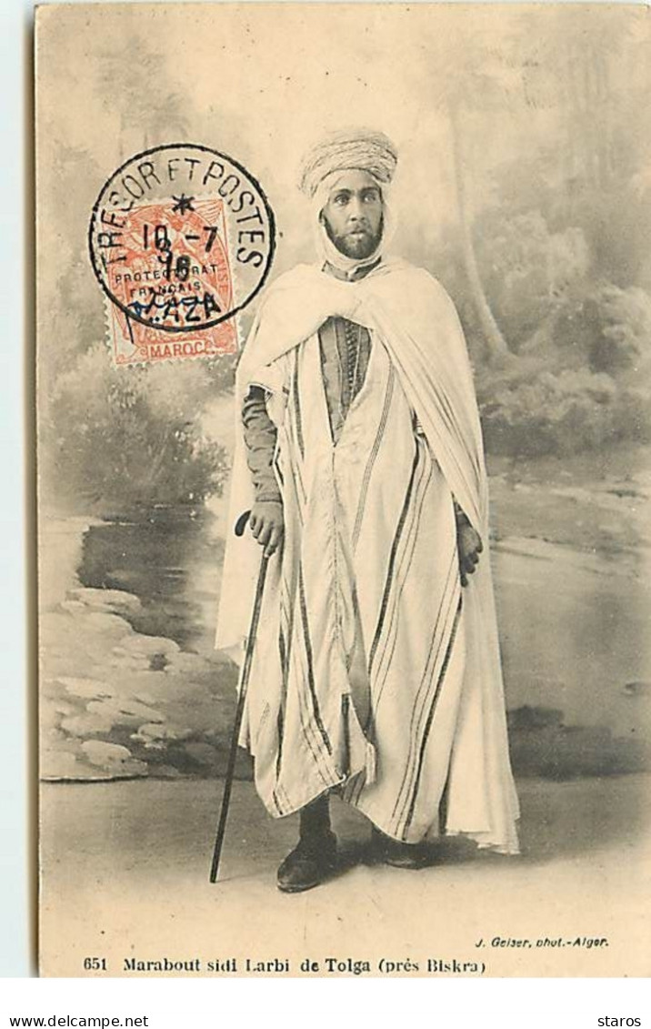 Algérie - Marabout Sidi Larbi De Tolga (près Biskra) - Hombres