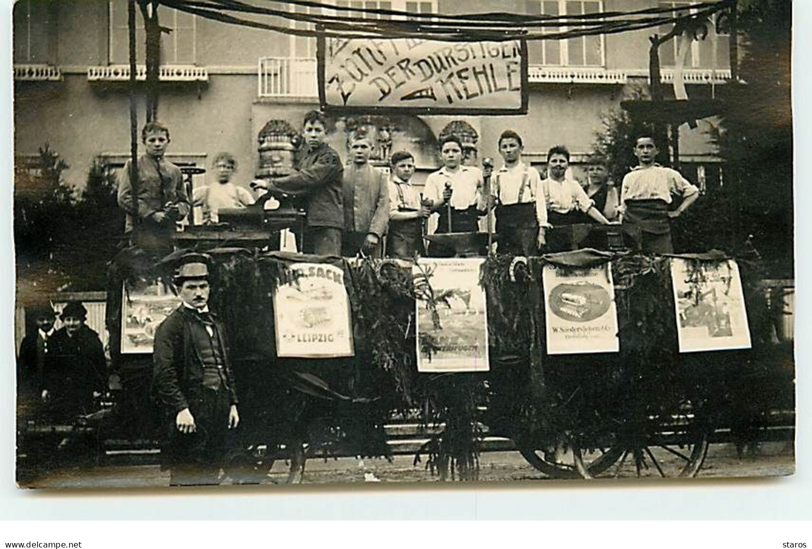 Allemagne - RPPC - GOLTMADINGEN Sur Affiche - Enfants Dans Un Camion - Other & Unclassified