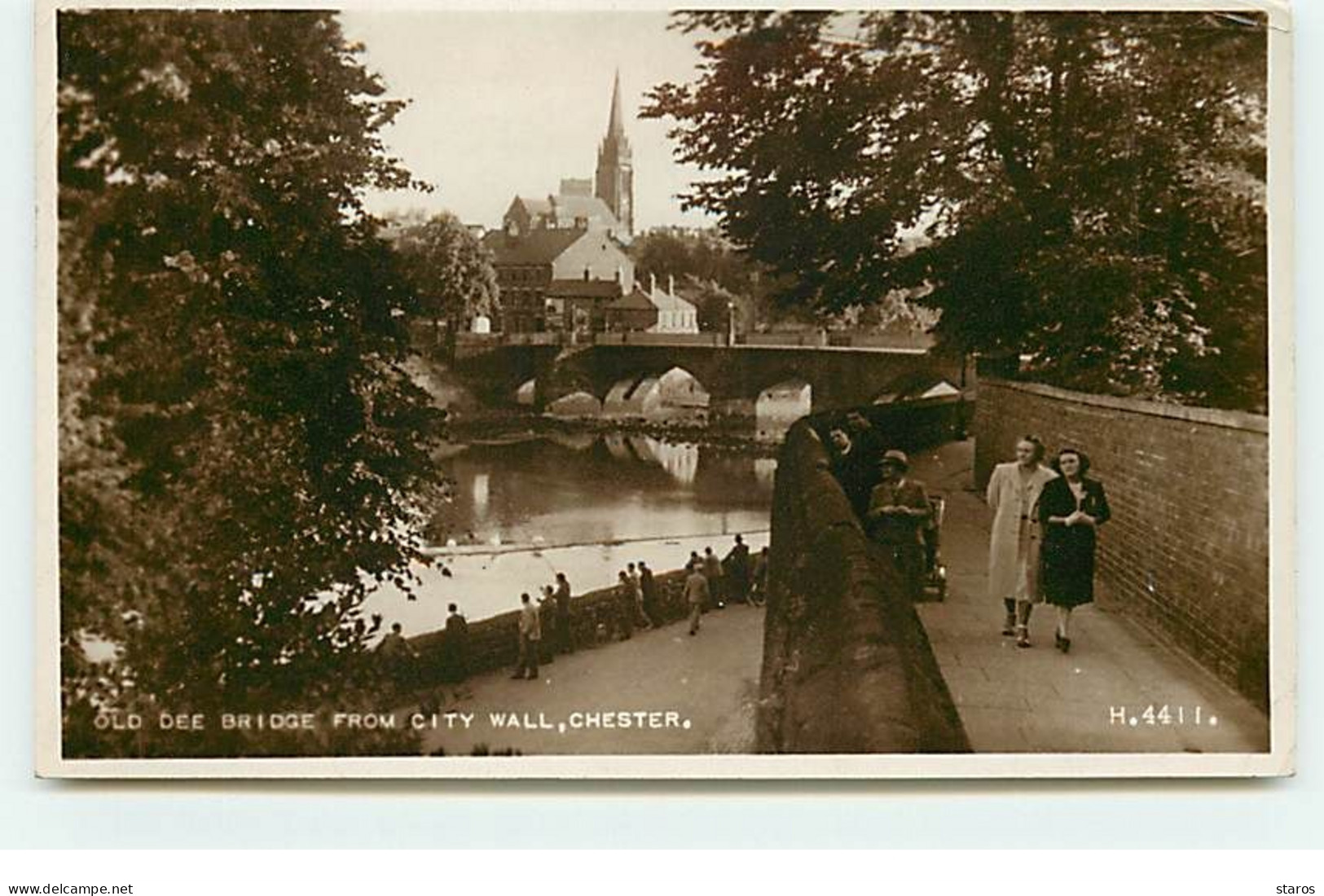 Angleterre - CHESTER - Old Dee Bridge From City Wall - Chester