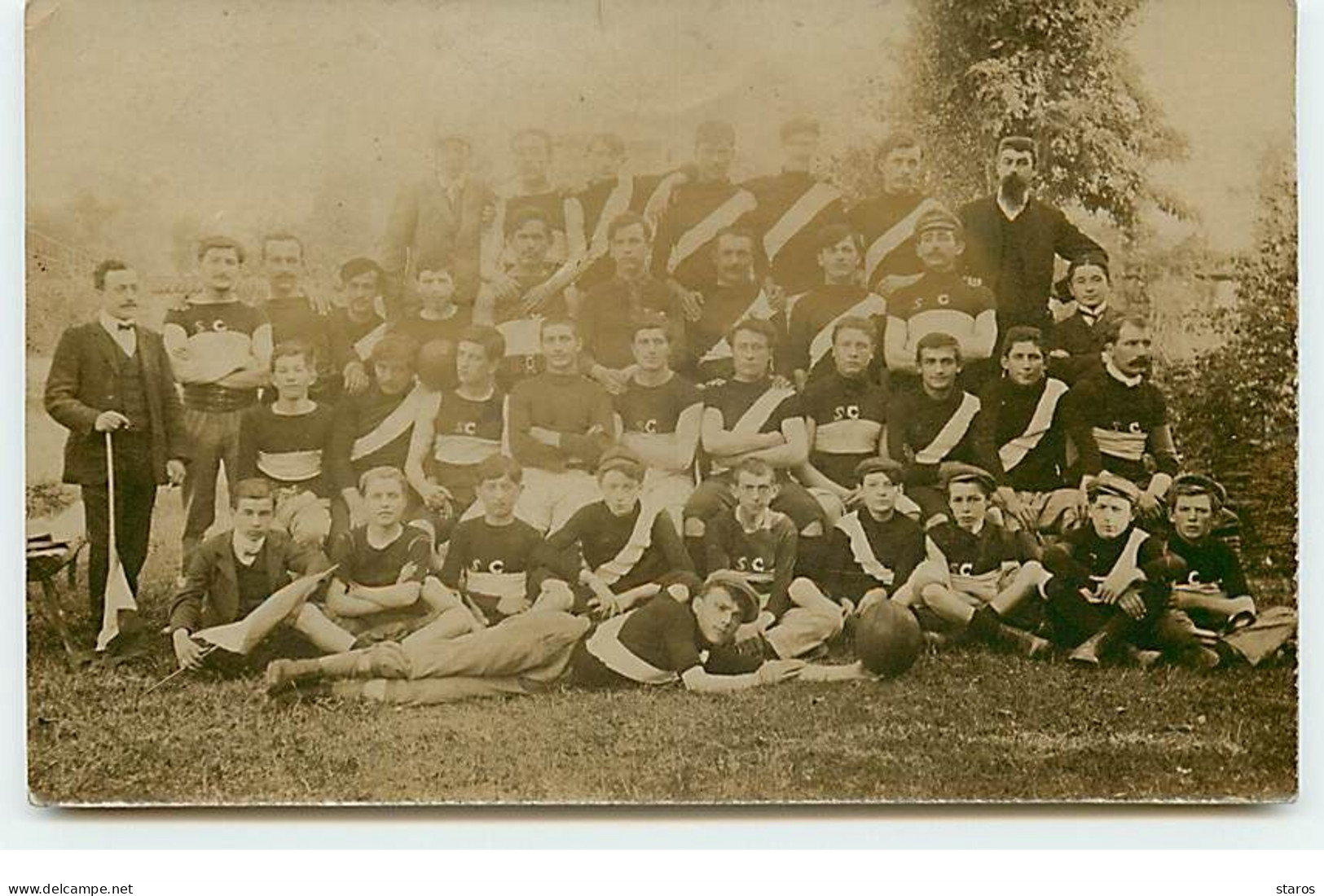 Carte Photo - Equipe De Football - Football