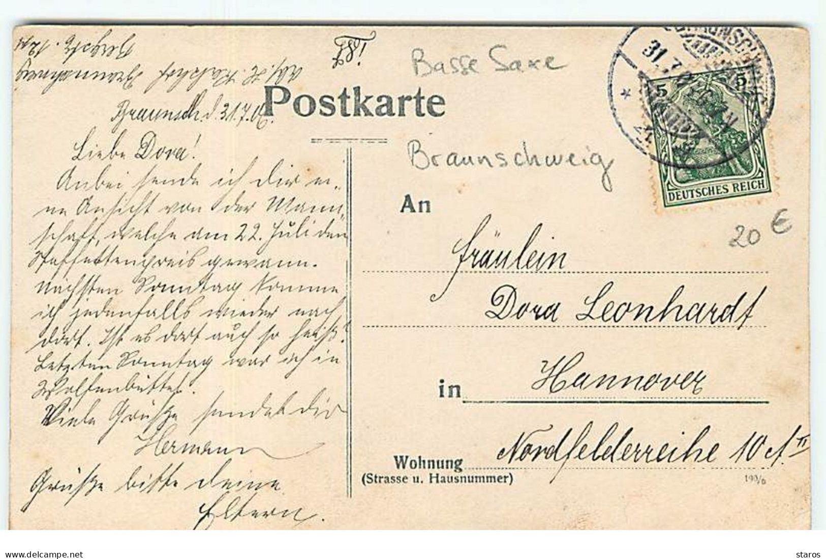 Carte Photo - Allemagne - BRAUNSCHWEIG - Staffetten Mannschaft - Braunschweig