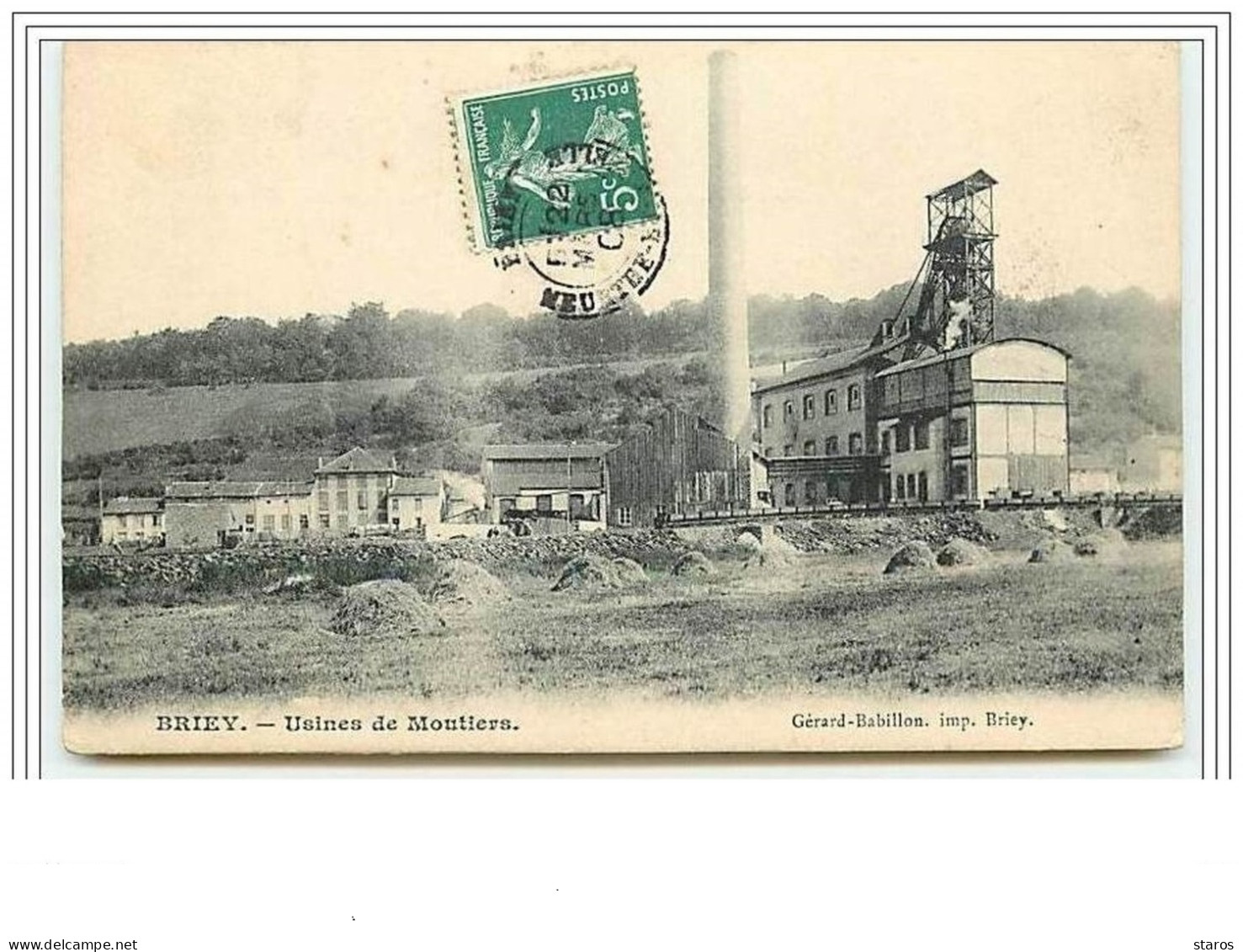 BRIEY Usines De Moutiers - Briey