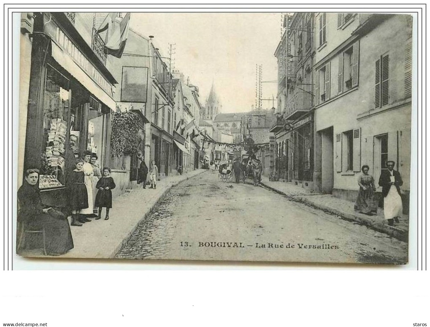 BOUGIVAL La Rue De Versailles - Bougival