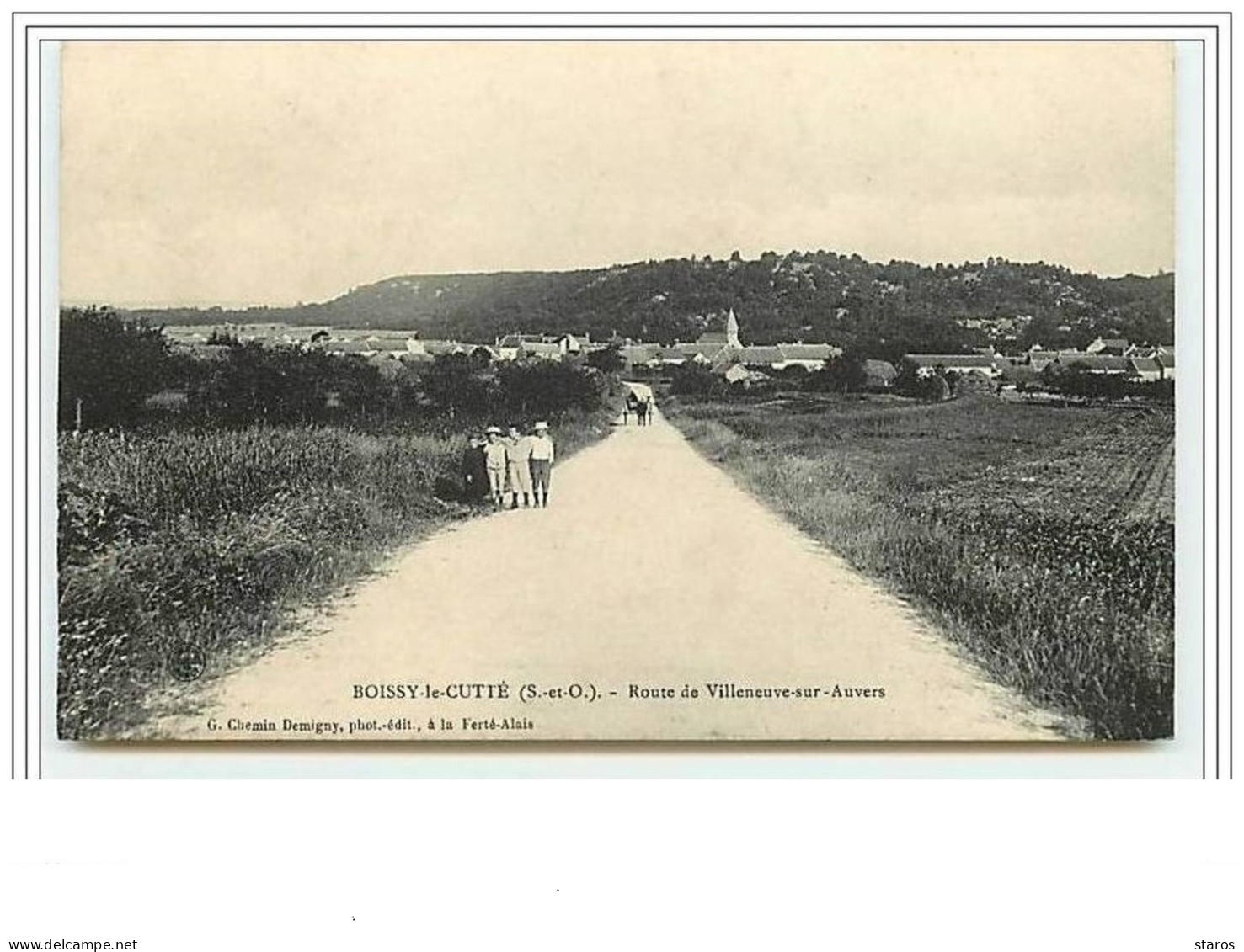 BOISSY-LE-CUTTE Route De Villeneuve-sur-Auvers - Altri & Non Classificati