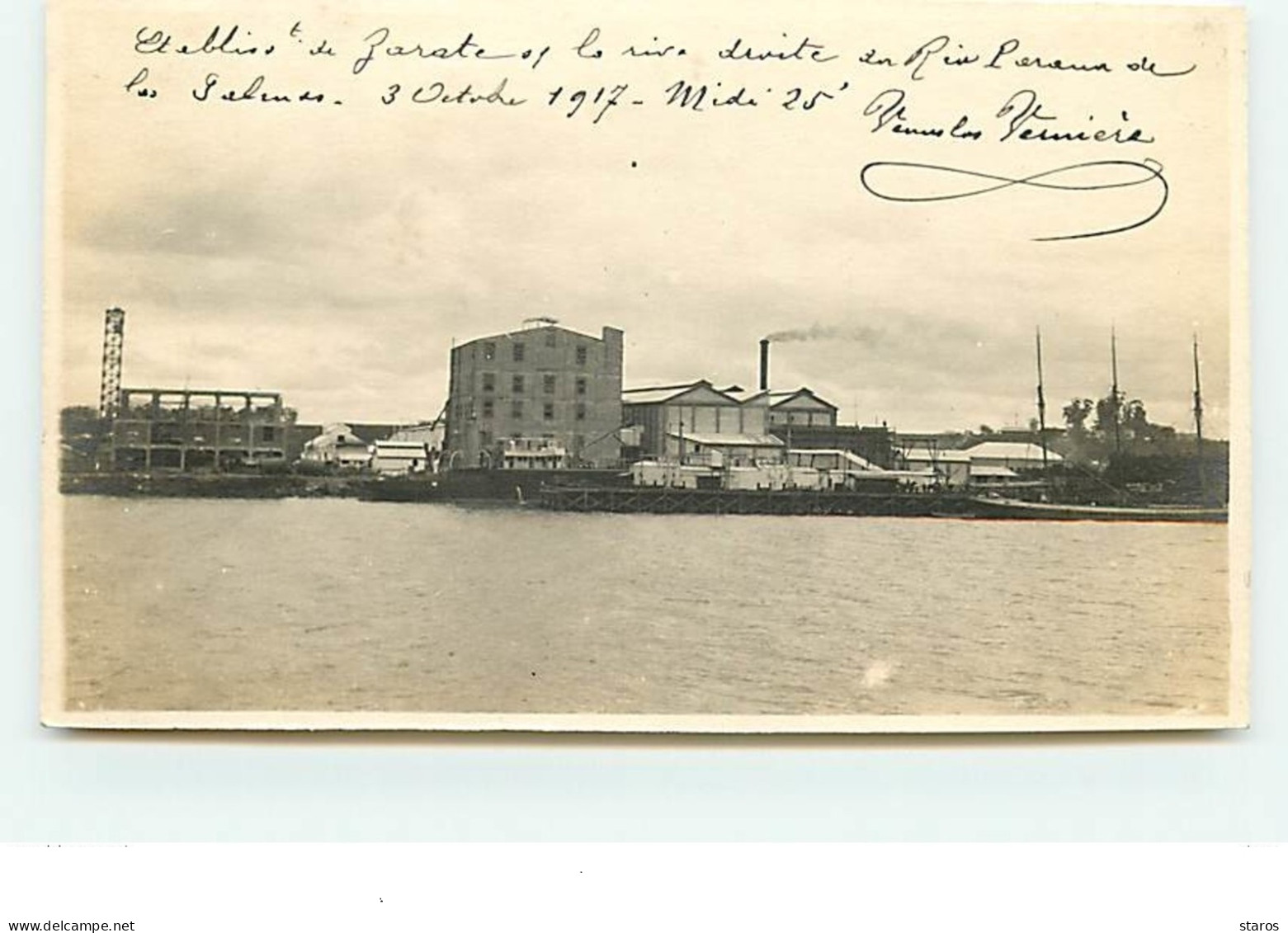 ARGENTINE - Etablissement De Zarate Et La Rive Droite Du Rio Parana - Argentina