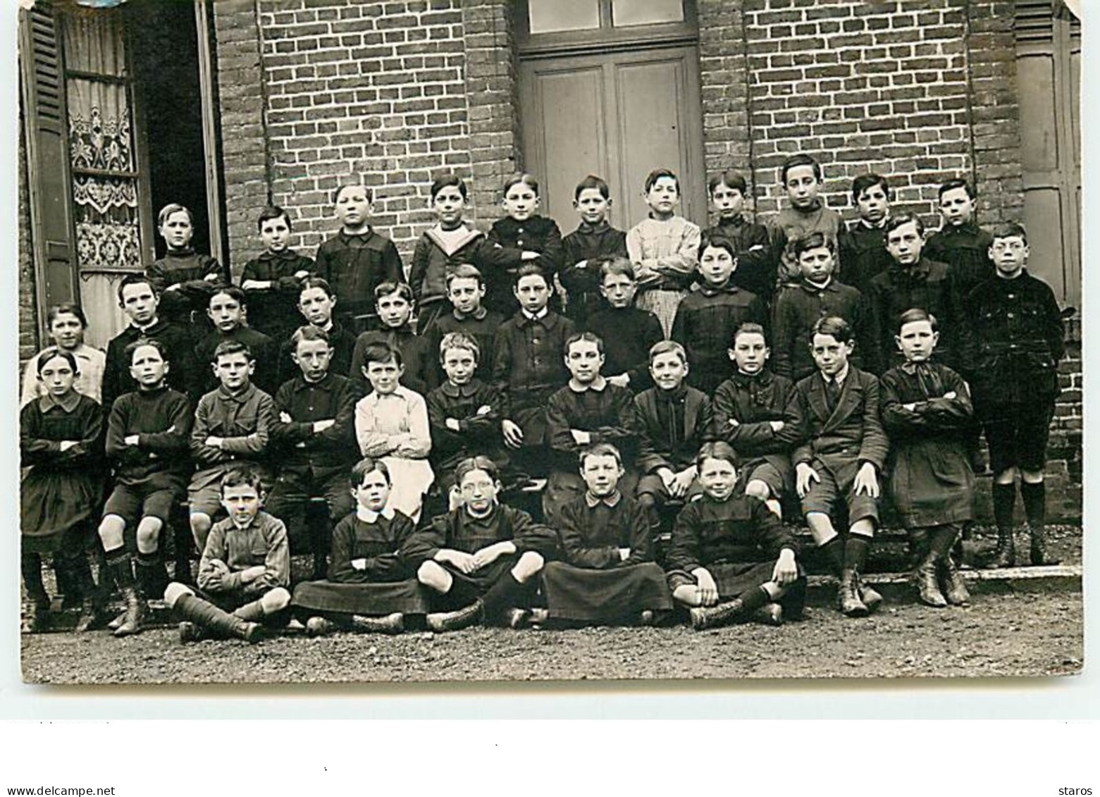 Carte Photo De Jeunes Garçons - Ecole - Ecoles