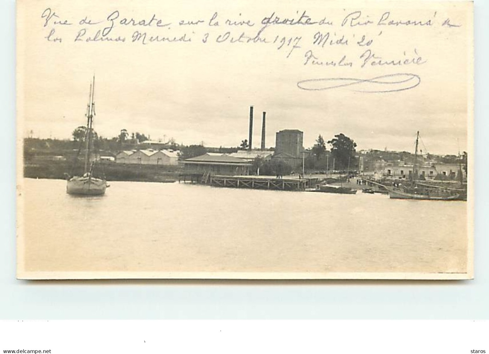 ARGENTINE - Vue De Zarate Sur La  Rive Droite Du Rio Parana De Los Palmas - Argentina