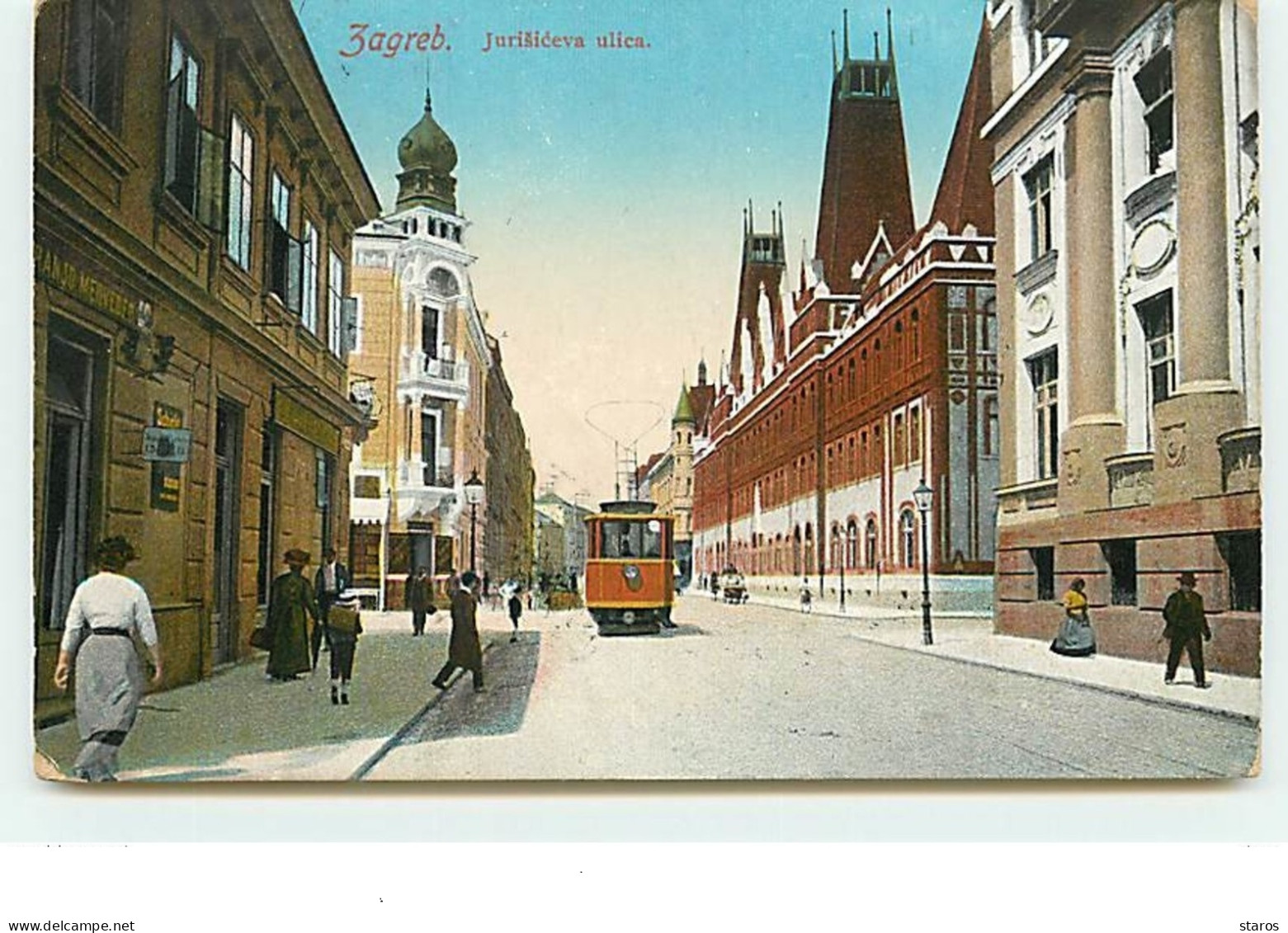 CROATIE - ZAGREB - Jurisiceva Ulica - Tramway - Croatie