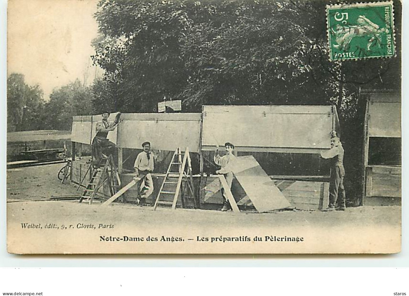 CLICHY-SOUS-BOIS - Notre-Dame Des Anges - Les Préparatifs Du Pélerinage - Clichy Sous Bois