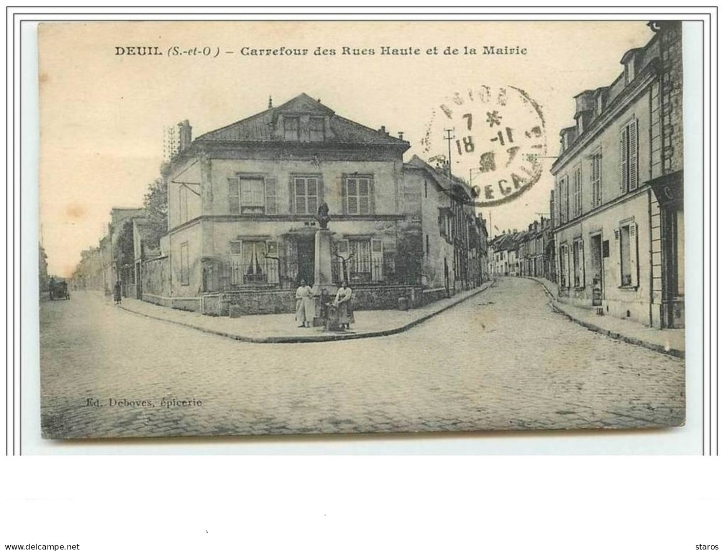 DEUIL Carrefour Des Rues Haute Et De La Mairie - Deuil La Barre