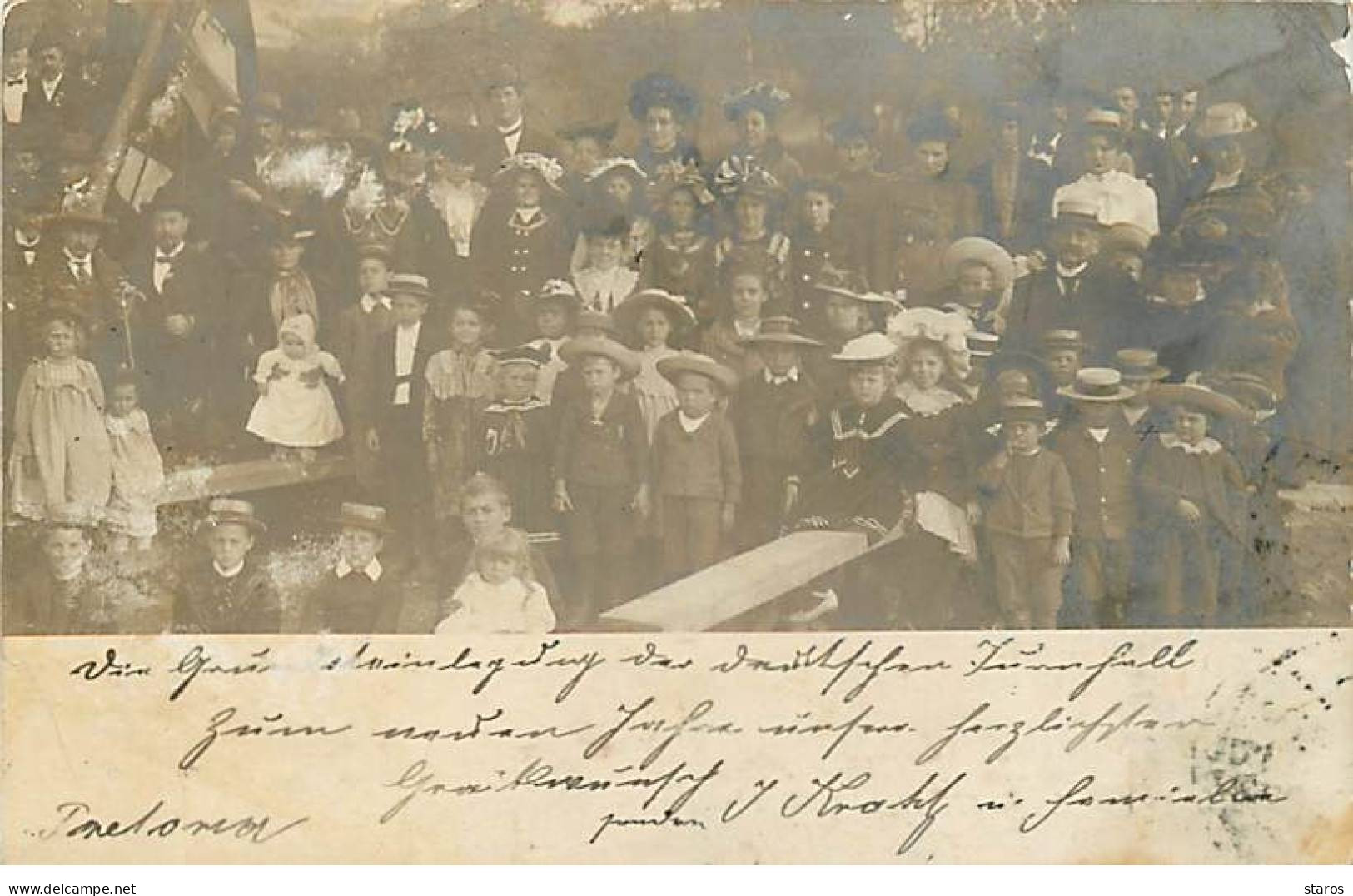 Afrique Du Sud - PRETORIA - RPPC - Pose De La Première Pierre Du Gymnase Allemand - Afrique Du Sud