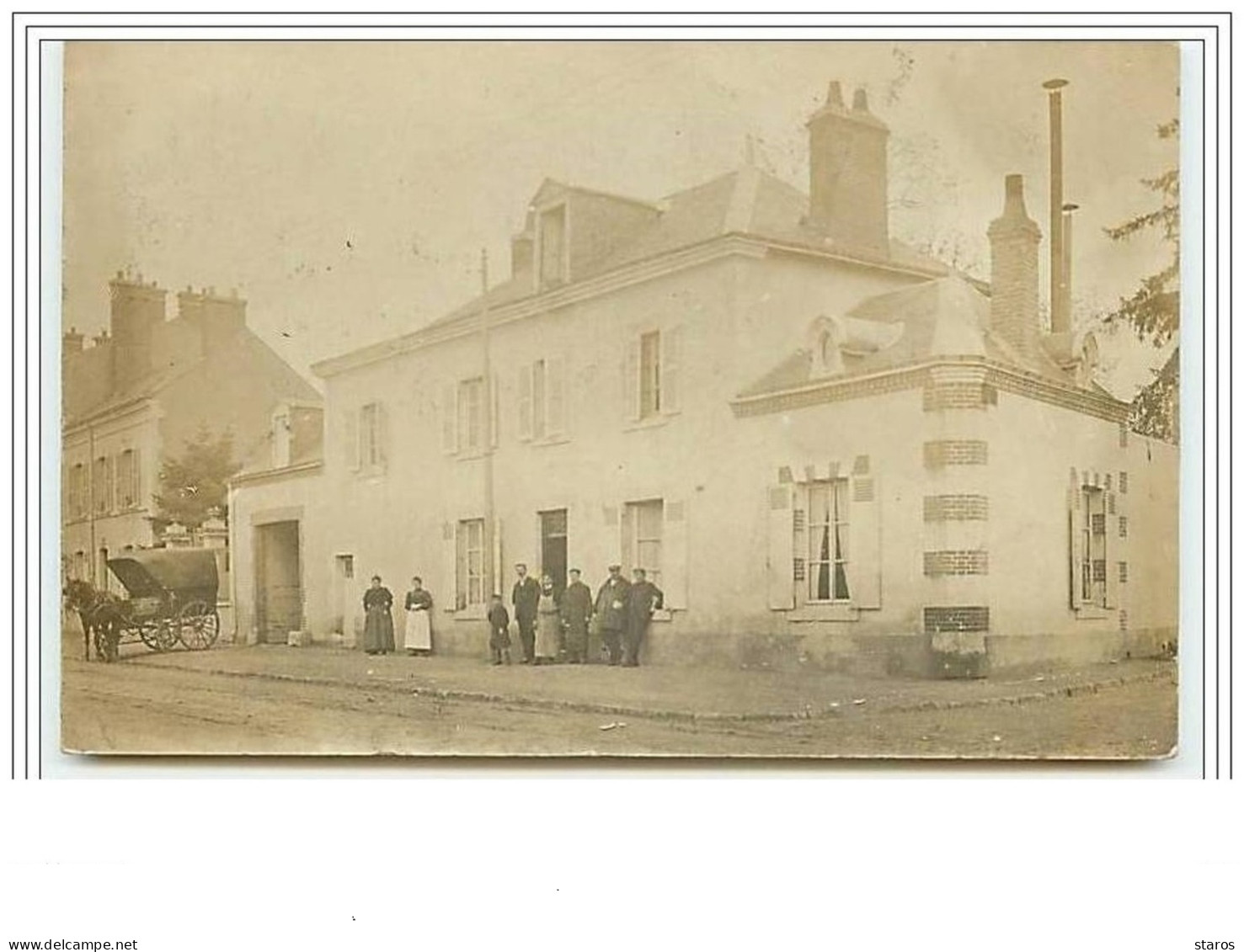 Carte-Photo à Localiser Cachet Patay, Convoyeur OUZOUER LE MARCHE, Orléans. - A Identifier