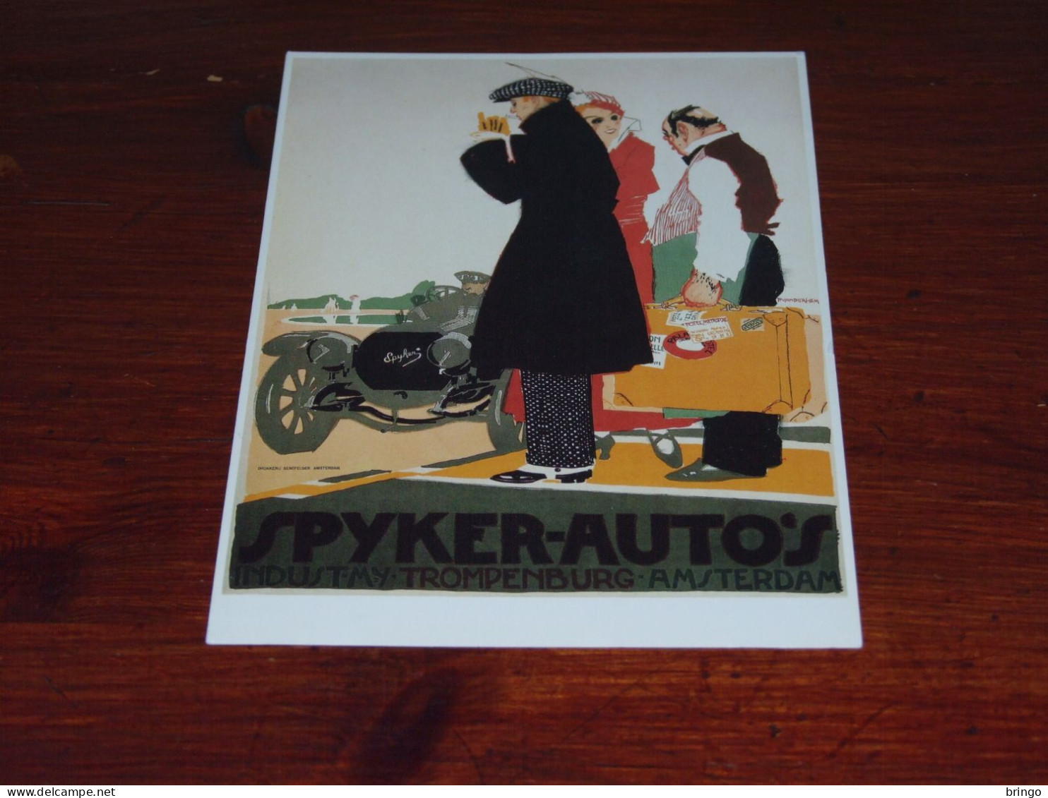 76430-       SPYKER-AUTO'S, AMSTERDAM - AUTO / CAR / VOITURE / COCHE - Publicité