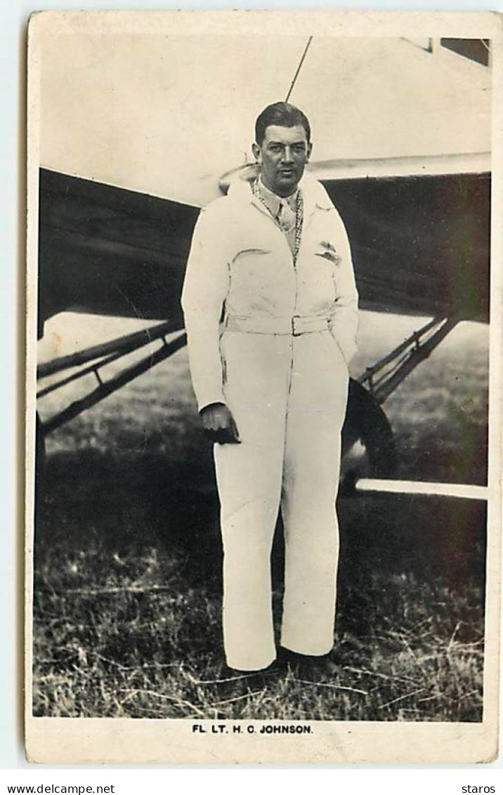 Aviation - Aviateur - Fl. Lt. H.C. Johnson - Aviateurs