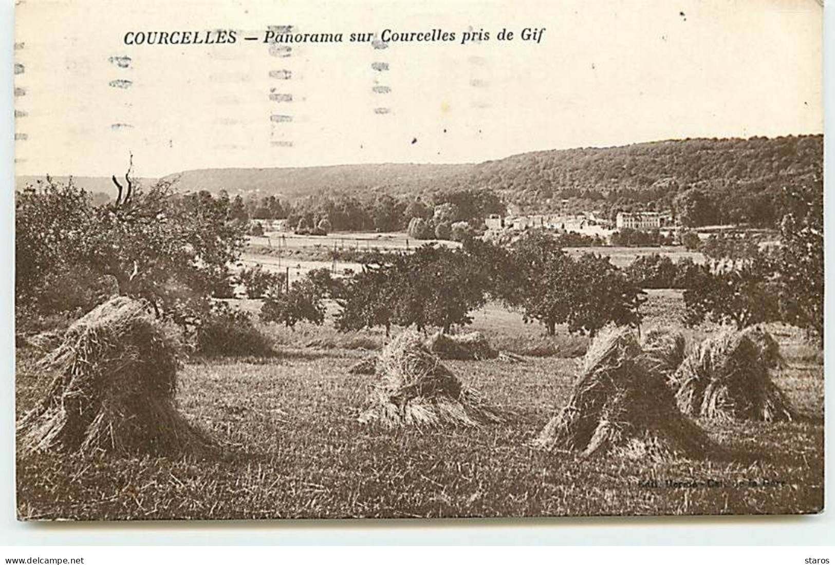 COURCELLES - Panorama Sur Courcelles Pris De Gif - Gif Sur Yvette