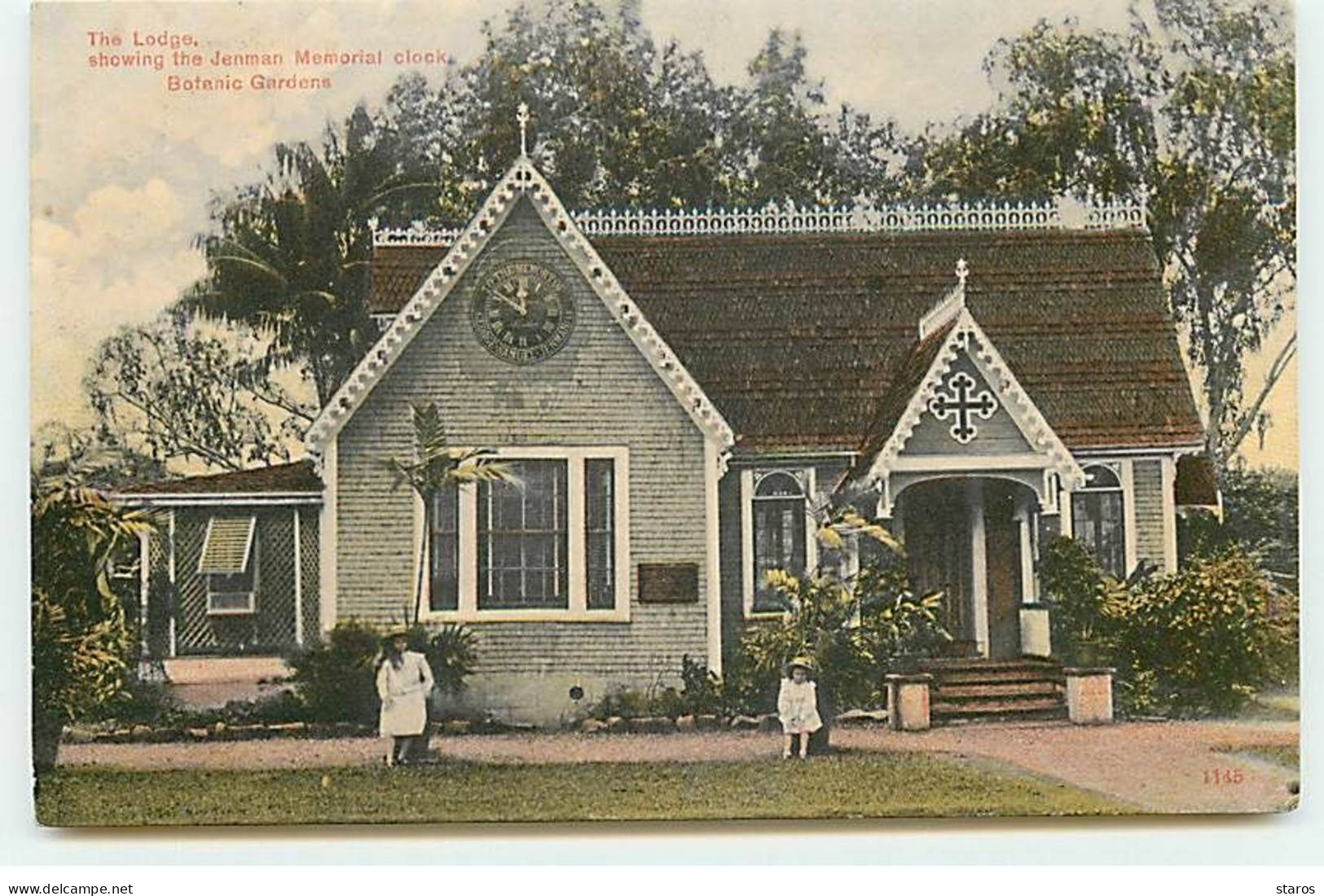 British Guiana - The Lodge Showing The Jenman Memorial Clock - Botanic Gardens - Sonstige & Ohne Zuordnung