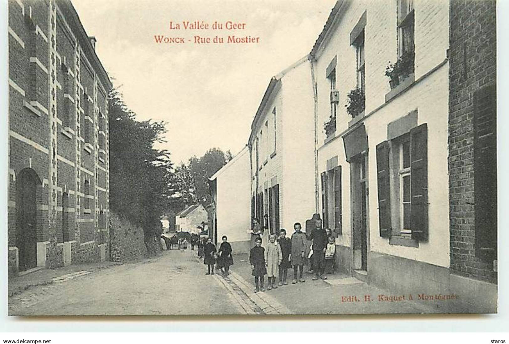 Belgique - La Vallée Du GEER - WONCK - Rue Du Mostier - Geer