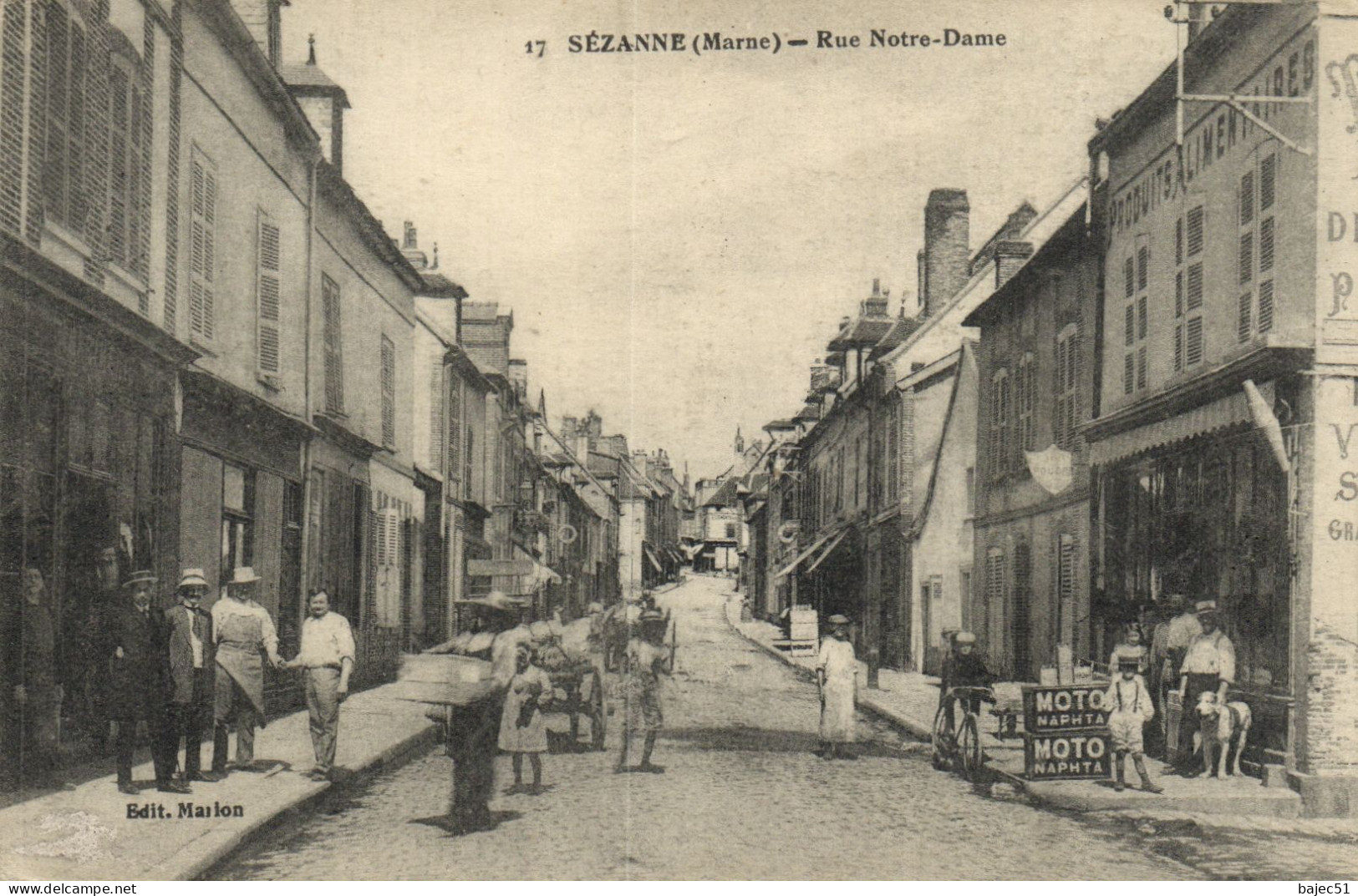 Sézanne - Rue Notre Dame "animés" - Sezanne
