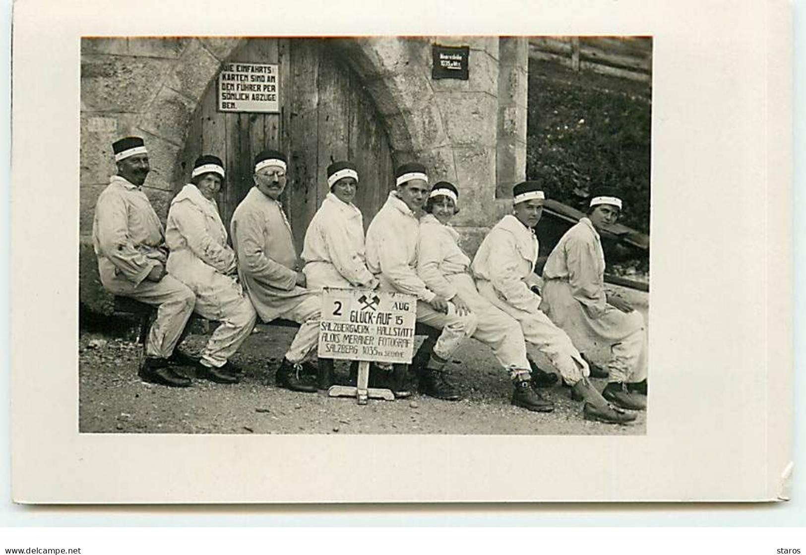 Autriche - RPPC - HALLSTATT-SALZBERGWERK - Alois Meraner Fotograf - Hallstatt