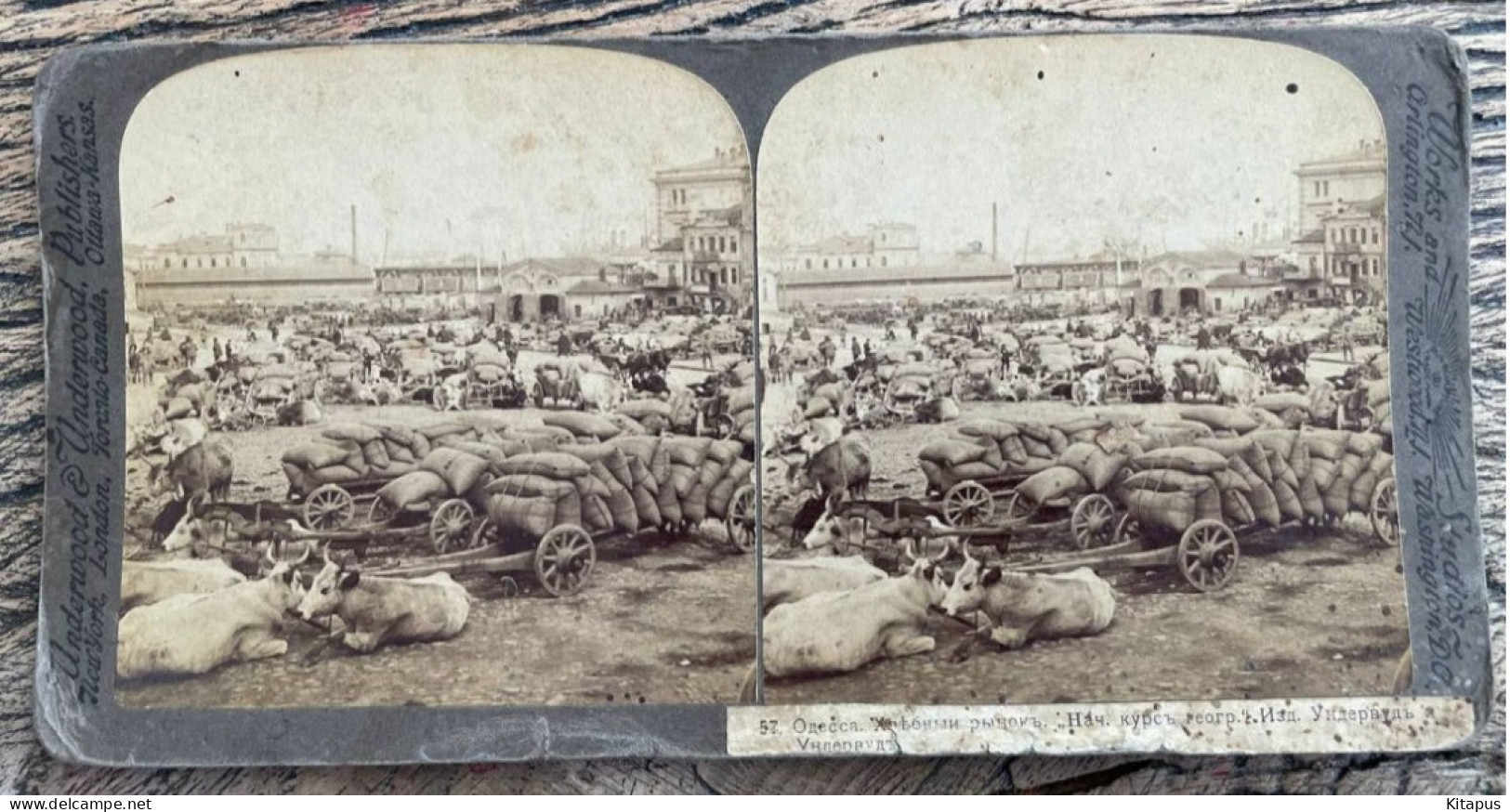 ODESSA Vintage Stereo Photo ~1900 Оде́сса Ukraine - Ukraine