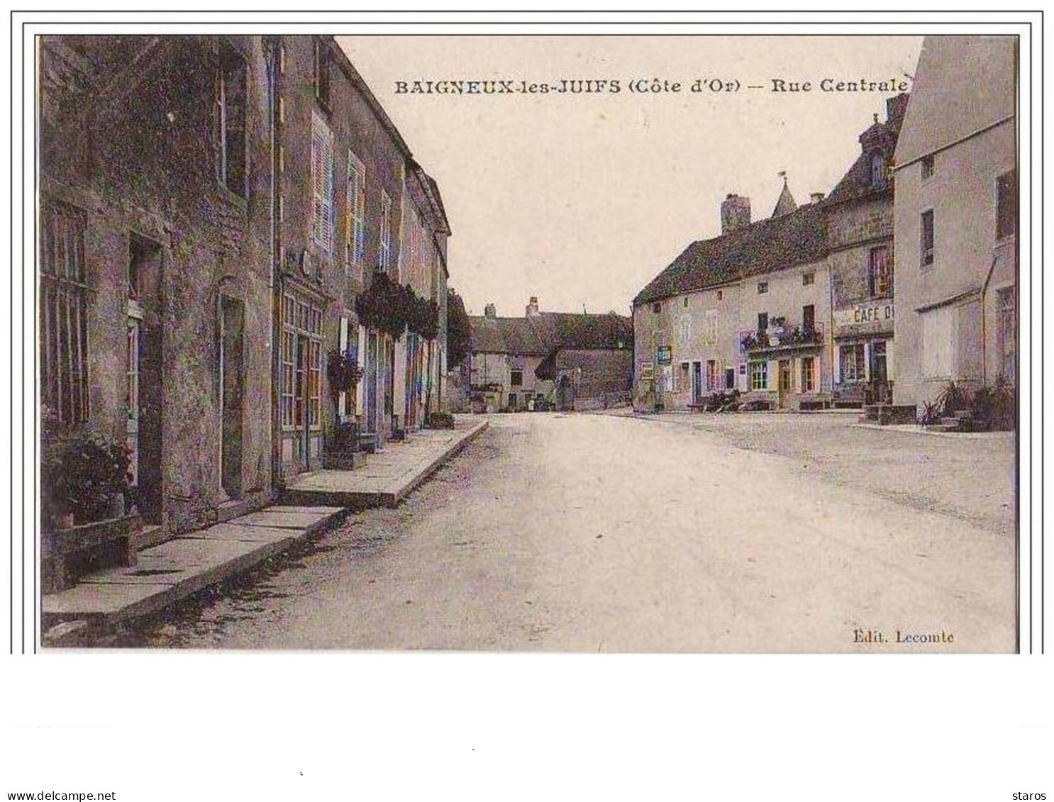 BAIGNEUX-LES-JUIFS Rue Centrale - Andere & Zonder Classificatie