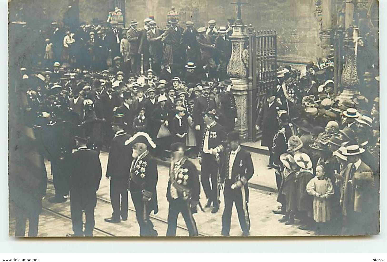 Carte Photo - Luxembourg - Sortie De La Famille Royale - F. Scharff-Vanière Photo - Famille Grand-Ducale