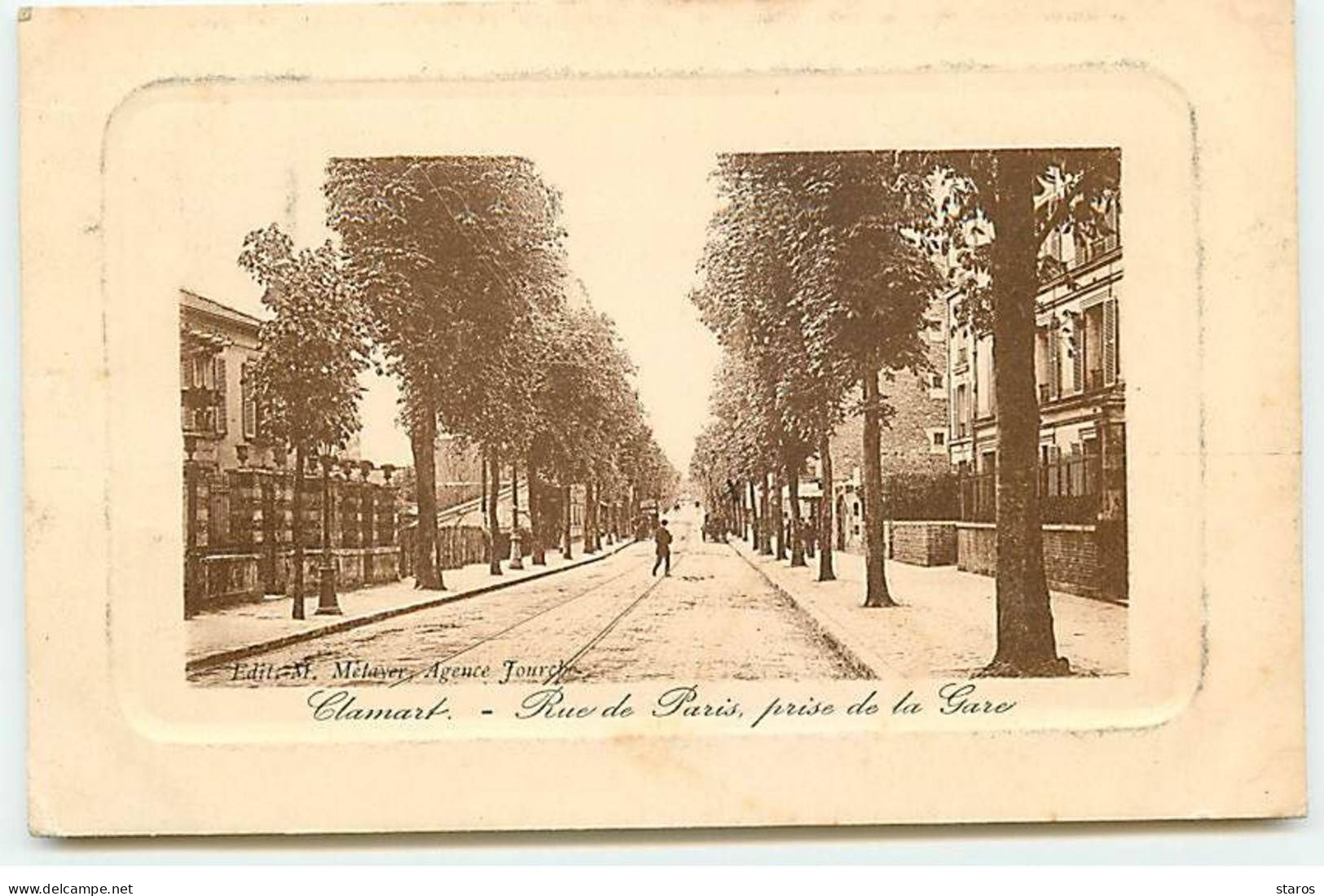 CLAMART - Rue De Paris, Prise De La Gare - Clamart