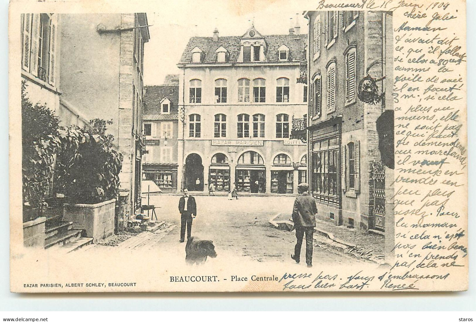 BEAUCOURT - Place Centrale - Beaucourt