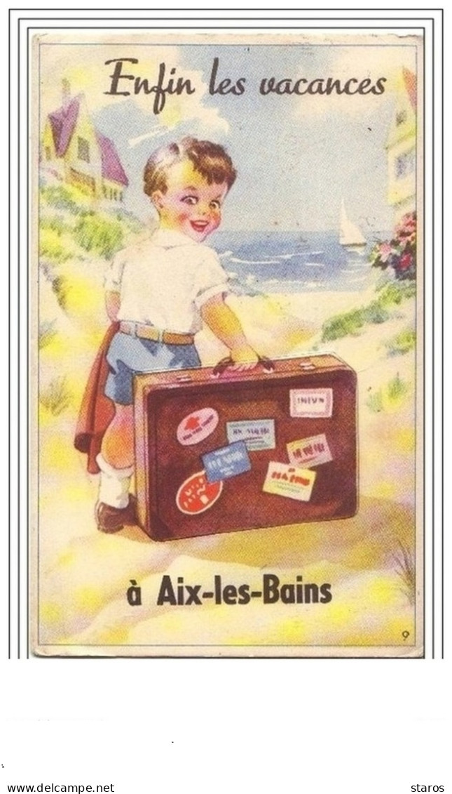 Enfin Les Vacances à AIX-LES-BAINS (carte à Système) - Aix Les Bains