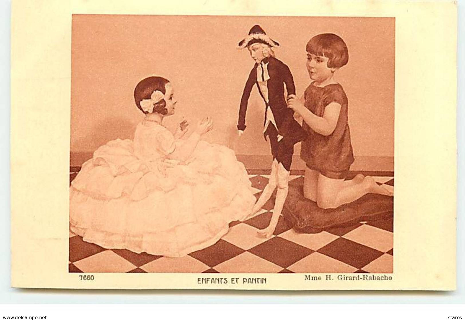 Enfant - Enfants Et Pantin - Mme H. Girard-Rabache - Abbildungen
