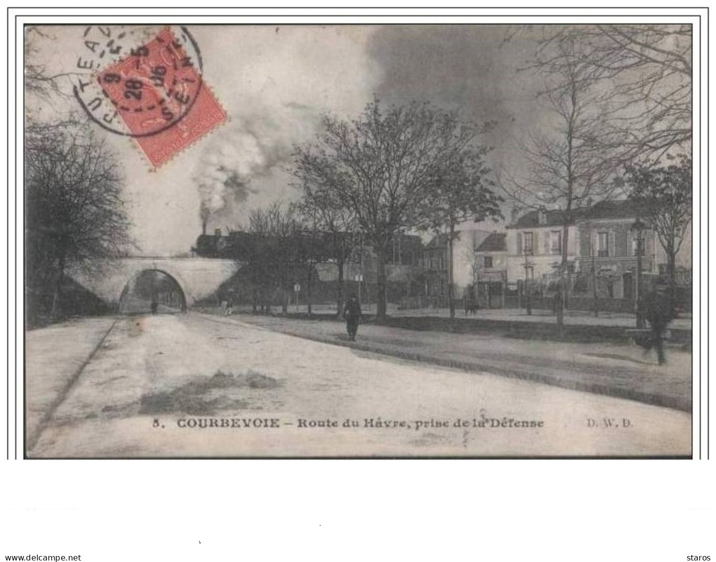 COURBEVOIE Route Du Hâvre, Prise De La Défense - Courbevoie