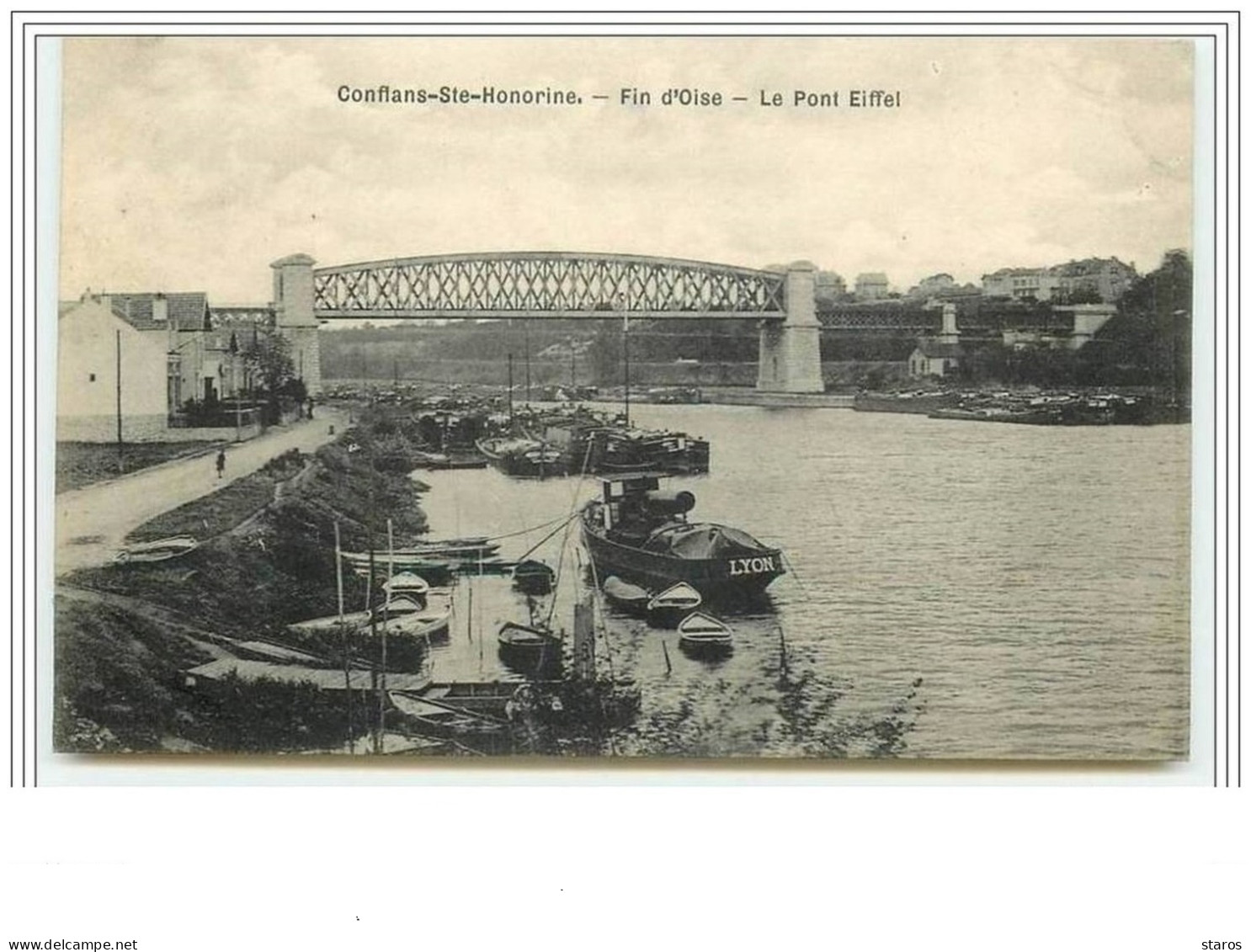 CONFLANS-SAINTE-HONORINE Fin D'Oise Le Pont Eiffel - Conflans Saint Honorine