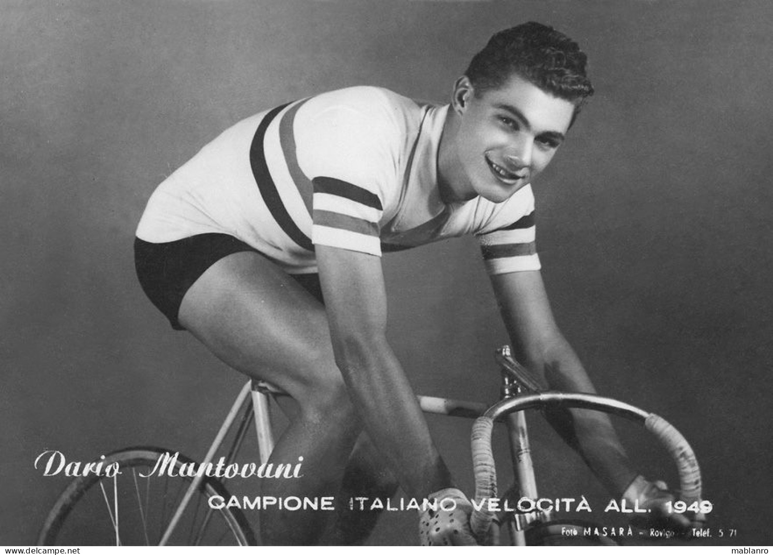 PHOTO CYCLISME REENFORCE GRAND QUALITÉ ( NO CARTE ) DARIO MANTOVANI 1949 - Radsport