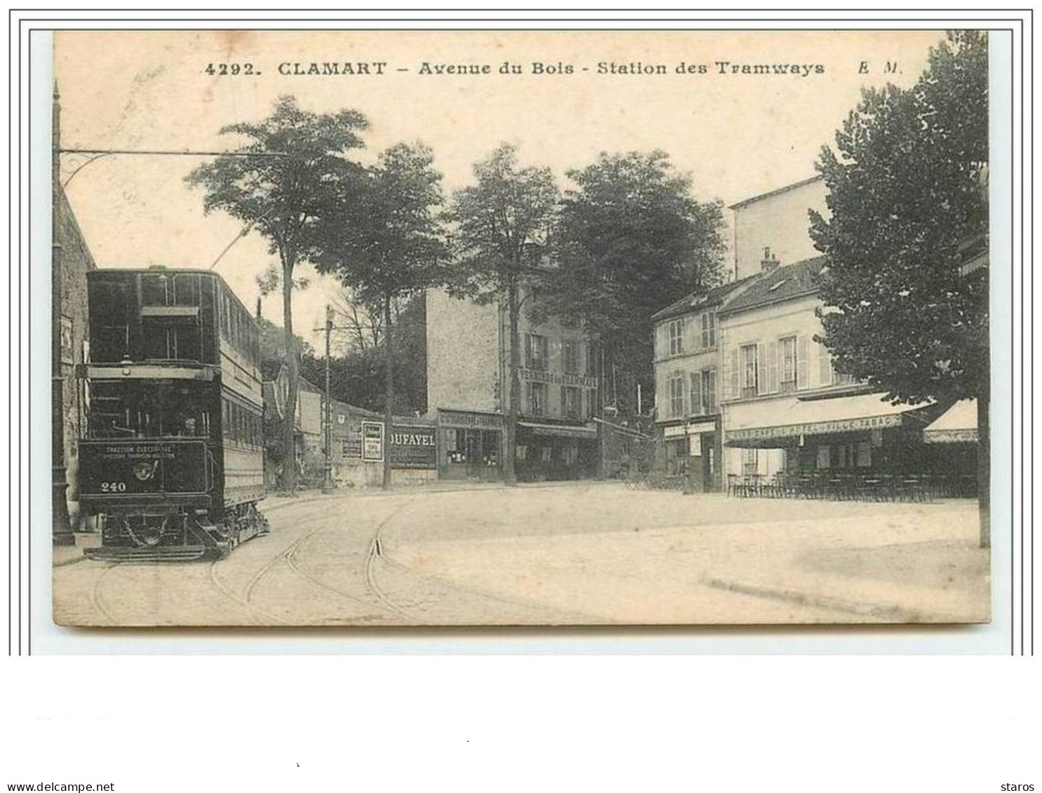 CLAMART Avenue Du Bois Station Des Tramways - Clamart