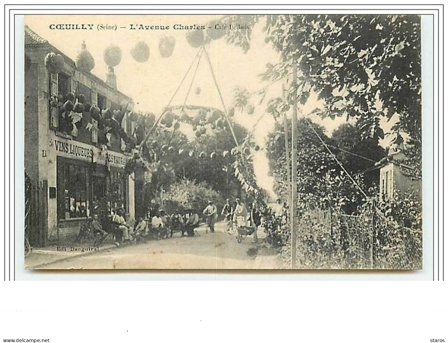 CHAMPIGNY Café Delbois Coeuilly L'Avenue Charles - Champigny Sur Marne