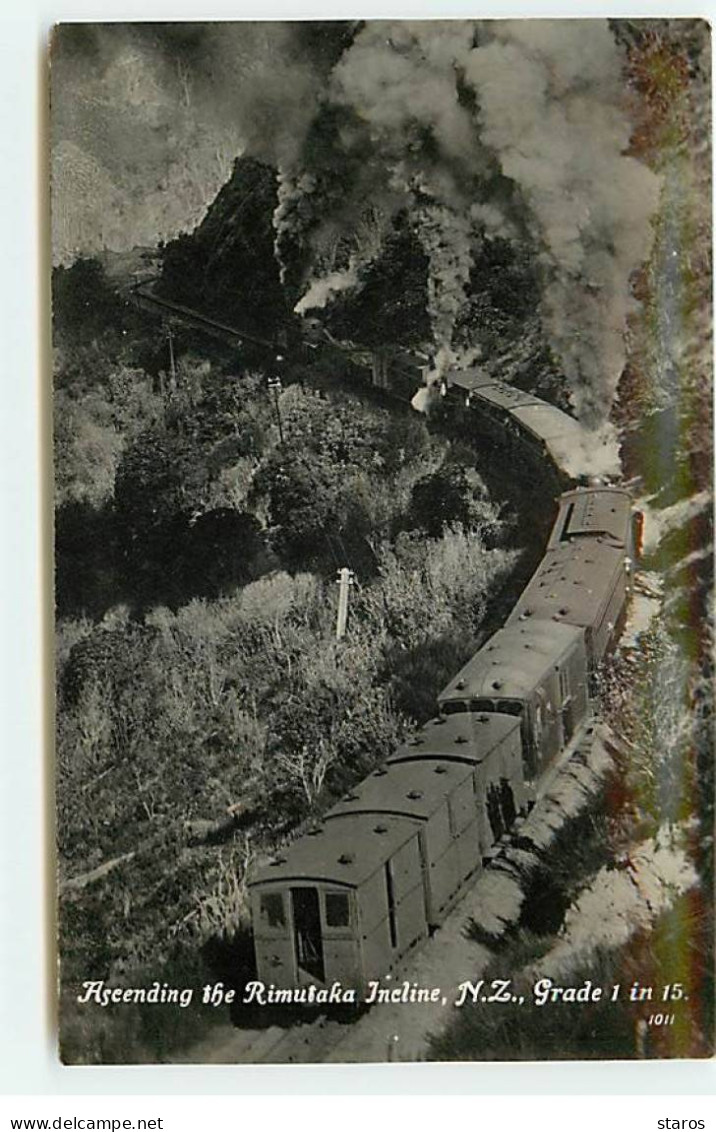 Nouvelle Zélande - Ascending The Rimutaka Incline - Train - Nouvelle-Zélande