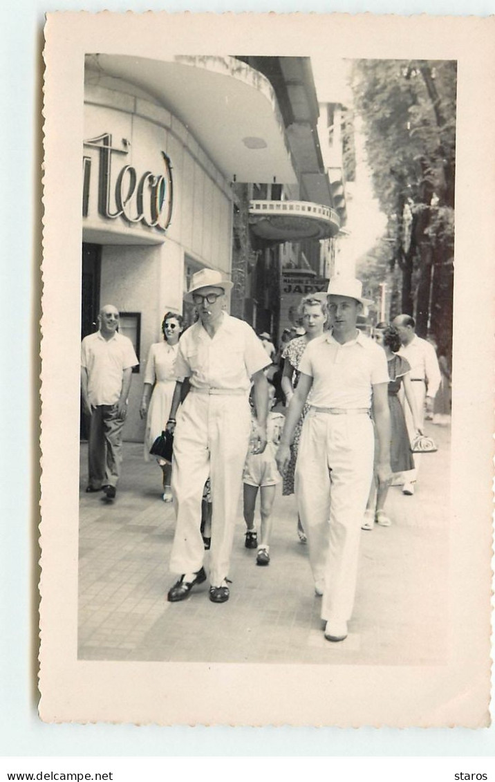 Viêt-Nam - SAIGON - Rue Catinat Avec Le Commandant Planté - Vietnam