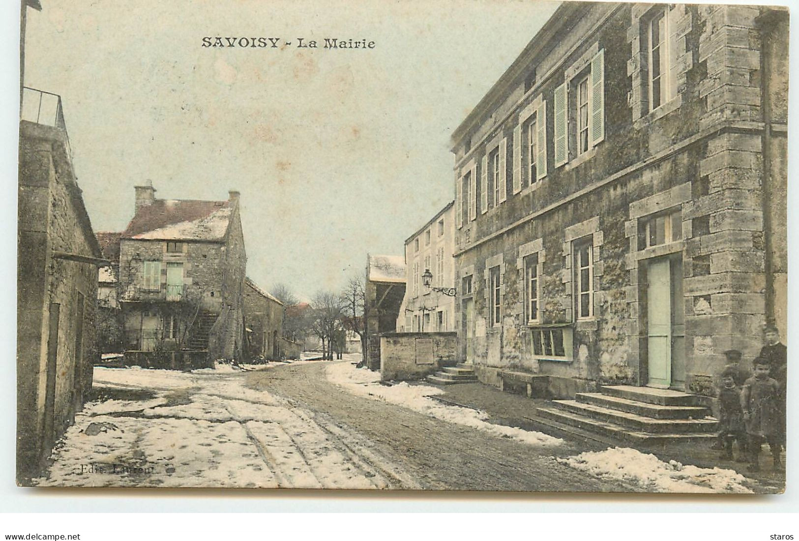 SAVOISY - La Mairie Sous La Neige - Andere & Zonder Classificatie