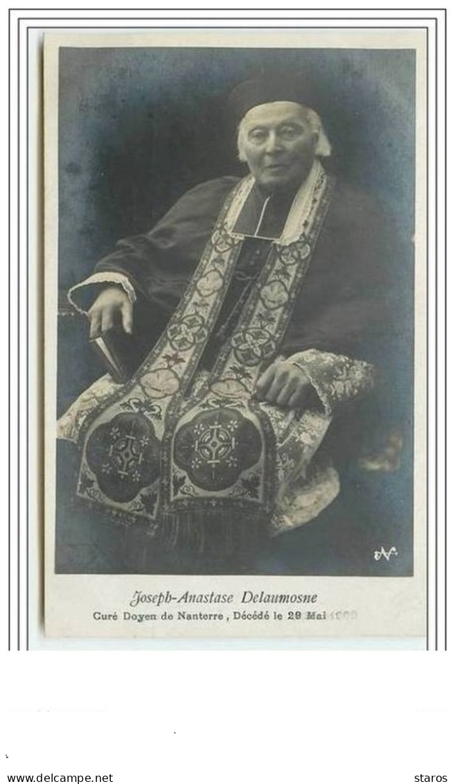 Joseph-Anastase Delaumosne Curé Doyen De NANTERRE, Décédé Le 29 Mai 1909 - Nanterre