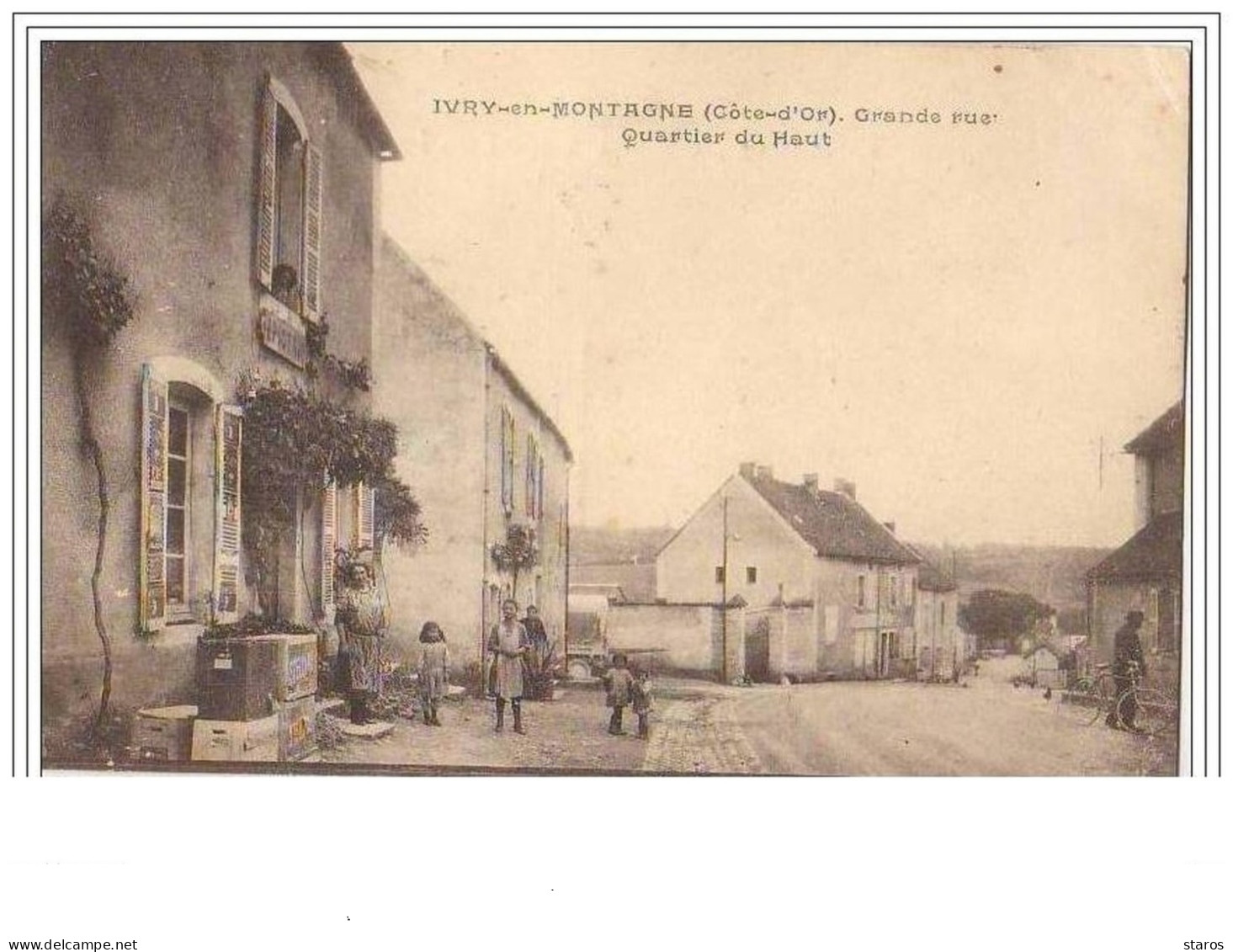 IVRY-EN-MONTAGNE Grande Rue Quartier Du Haut - Andere & Zonder Classificatie