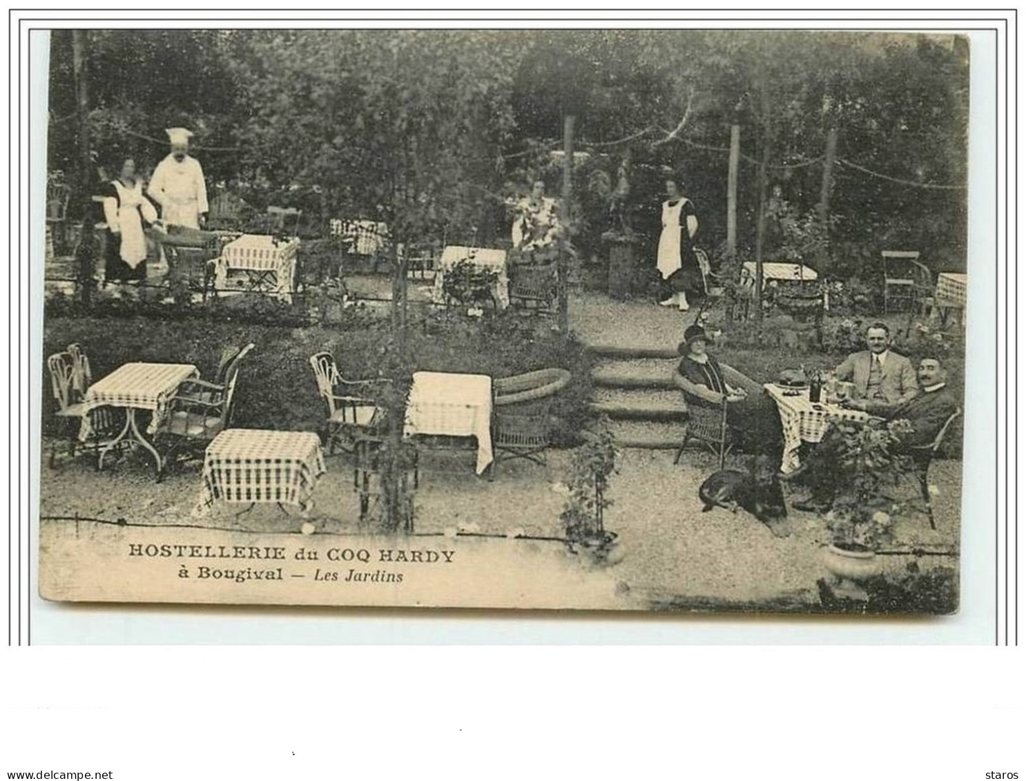 Hostellerie Du Coq Hardi à BOUGIVAL Les Jardins - Bougival