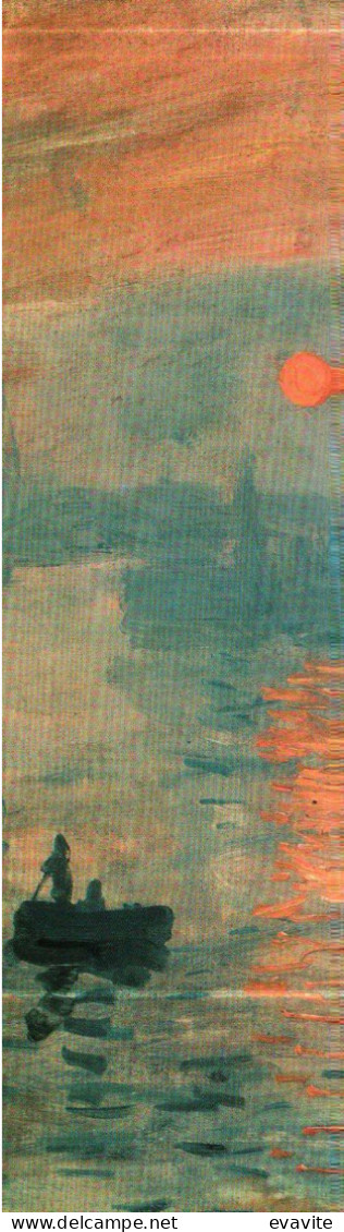 Marque-Pages  -  Lot De 3 - Claude Monet  Le Pont D'Argenteuil, Le Palais Contarini,  Impression Soleil Levant - Marque-Pages