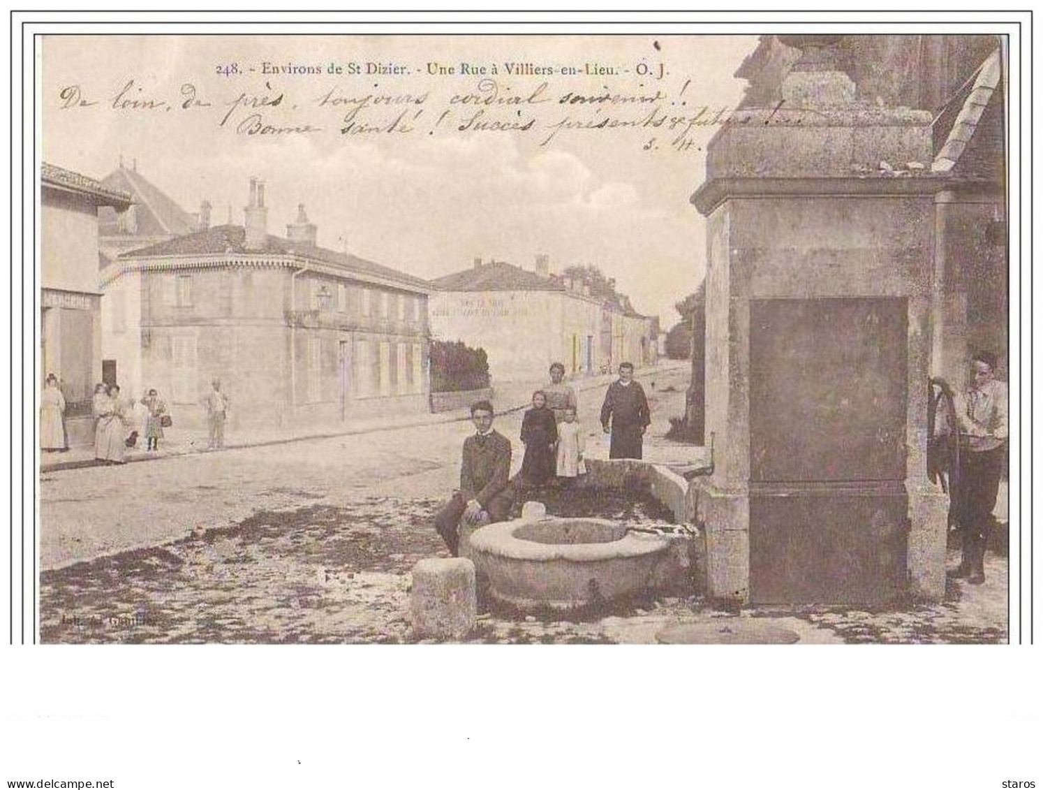 Environs De St-Dizier Une Rue à VILLIERS-EN-LIEU - Andere & Zonder Classificatie