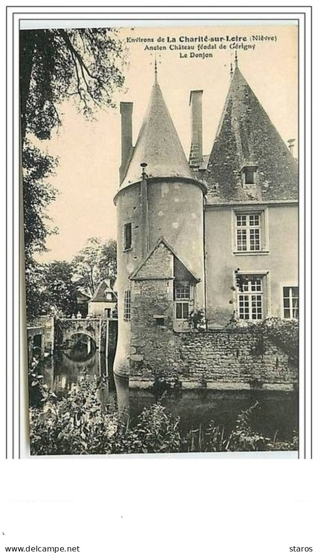 Environs De LA CHARITE-SUR-LOIRE Ancien Château Féodal De Gérigny Le Donjon - La Charité Sur Loire